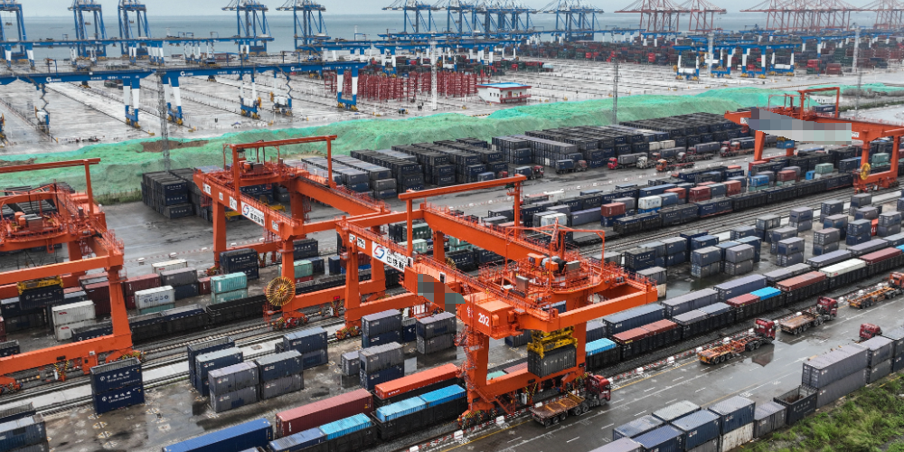 全國多個港口集裝箱海鐵聯(lián)箱量創(chuàng)紀(jì)錄