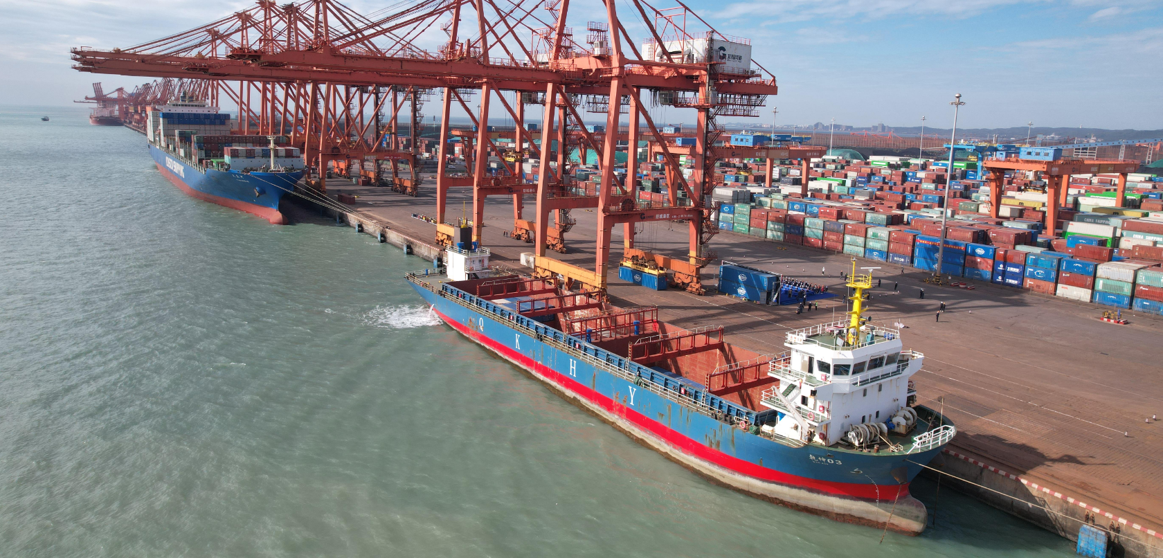 “防城港-順德新港”集裝箱班輪快線正式開通，運(yùn)輸時(shí)效大幅提升10天以上